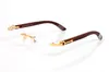 Nouveaux styles Fashion Sports Buffle blanc Buffalo Lunettes Hommes Vintage Sungasses Decor en bois Bamboo Jambes Cames Come With Red Box278V