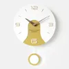 Relógios de parede Pendulum relógio vintage design moderno decoração industrial nórdica simples zegary decoração yy60wc1