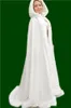 13 Colors Cheap Winter Bridal Cloak Faux Fur Wedding Wraps Jackets Hooded For Winter Weddings Bridal Cloaks Wedding Guest Gowns6856418