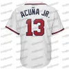 13 Ronald Acu￱a Jr. Freddie Freeman Ozzie Albies Adam Duvall Dansby Swanson Nick Markakis Ender Inciarte Josh Donaldson 야구 유니폼