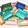 Leere Wimpernverpackungsbox, kann Ihr Logo individuell gestalten, 25 mm, 3D-Nerzwimpern, falsche Wimpern, Boxen, Make-up-Wimpern-Aufbewahrungskoffer