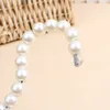 20 cm en plastique perlé perlé vêtements robe cintres mariage pour animal de compagnie enfant enfants économiser de l'espace organisateur de stockage