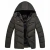 남자 재킷 겨울 겨울 두꺼운 따뜻한 아래 후드 캐주얼 코트 남성 단단한 겨울 방풍 아버지 크리스마스 선물 5xl1 phin22