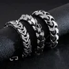 Vintage Viking Dragon Chain armband voor mannen Dames Punk Rock zware roestvrijstalen sieraden Hiphop Curb Bike Biker armbanden Polsjuwelen