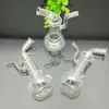 Glaspfeife Wasser Shisha Bongs Transparente, tragbare, speziell geformte Glaswasserflasche