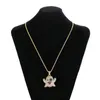 Iced Out Ghost Collier Pendentif Avec 4mm Tennis Chaîne Corde Caïn Or Argent Couleur Bling Cubic Zircon Hommes Hip hop Bijoux Pour Cadeau