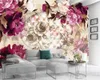 Papel tapiz de flores 3d Flores delicadas y ricas peonías Personaliza tu papel tapiz de decoración atmosférica premium favorito