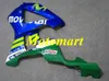 Injection mold Fairing kit for HONDA CBR900RR 929 00 01 CBR 900RR 2000 2001 ABS Blue green Fairings set+gifts HD11