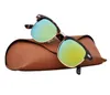 Gafas de sol de diseñador de marca al por mayor Gafas de sol de bisagra de metal de alta calidad Hombres Gafas de sol Gn Lente UV400 Unisex con estuches y caja