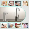 台所浴室ZZA2311 50pcsのための280ml自動液体石鹸ディスペンサーのタッチレスセンサーのステンレス鋼の石鹸ディスペンサー