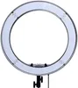 Nieuwe Ring Light Kit [Upgraded versie-1.8cm ultra slank] - 18 inch, 3200-5600K, dimbaar LED-ringlicht met lichte standaard, draaibare telefoon