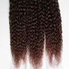 300 s virgem mongol kinky curly hair micro extensões de cabelo laço 300g afro kinky encaracolado máquina feito Remy Micro Loop Bead Loop cabelo humano