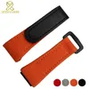 canvas leather watch strap