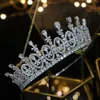 Zircon Bridal Crown Crystal Jewelry Wedding Headband Royal Princess Tarde Hair Boda Accesorios Zy