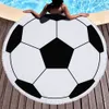 Basketball Baseball Tasseled Round Beach Handduk Fotboll Vollyball Badhandduk Polyester Fiber Snabbtorkning Simning Bad Sportkläder