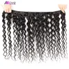 Allove extensões de tramas brasileiras inteiras pacotes de cabelo ondulado com fechamento frontal de renda 13x4 para mulheres todas as idades 828 polegadas je5998409