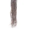 Bundles de tissage de cheveux humains 100g 10 "-26 pouces Bundles de cheveux bouclés crépus péruviens Remy Extensions de cheveux humains Bundles bouclés crépus