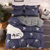 57bee Kurz Familie Bettwäsche Bett Auskleidungen Bettbezug Bettlaken Kissen- 5size