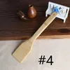 Bambusked Spatula 6 Styles Portable Wood Utensil Kitchen Cooking Turners slitsade blandningshållare Spade EEA1395-4