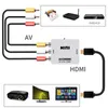 Convertisseur adaptateur Composite 1080P Mini 1080P vers VGA vers RCA avec câble Audio 3.5mm VGA2AV/CVBS + convertisseur Audio vers PC HDTV nouveau