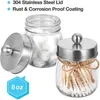 Mason Jar Bagno accessori Coperchi Set (4 pezzi) - Jar non inclusa - Soap Dispenser Holder Coperchio Spazzolino Apothecary Jars bagagli Coperchi IIA154