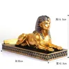 Égyptien pharaon Sphinx casier à vin meilleur vin porte-bouteille support décoration de la maison accessoires Bar décor résine support