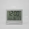 Folding Desktop Kalendarz Elektroniczny Wyświetlacz Data Time Clock Clock Desk Countertop Proste Mini Cyfrowy Termometr LCD Kalendarz Budzik