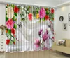 Vorhang, verträumte und schöne Blumen, Liebesschmetterlinge, 3D-Blumenvorhänge, individuell, Sie mögen hochwertige praktische Vorhänge