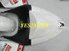 دراجة نارية هدية طقم الجسم ل KAWASAKI Ninja ZX6R 636 05 06 ZX 6R 2005 2006 ABS أسود أبيض Fairings هيكل السيارة + هدايا KK16