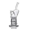 Bong ad acqua in vetro spesso di grandi dimensioni con narghilè Shisha Recycler Oil Rigs Heady Glass Bong Water Pipes