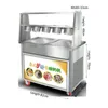 Machine à crème glacée frite dure en acier inoxydable 304 de style thaïlandais à refroidissement rapide avec moule carré de 35 cm