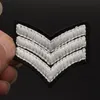 2018 stickers 20 stuks witte sergeant strepen ijzer op patch stof motief applique militaire leger rang decal uniform pak vest