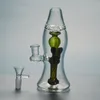 Lava Lamp Glass Bong Oil Dab Rig Bottle Shape Beaker Glass Water Bong Pipes Smoking Rigs 14mm Fmale Joint Thick Waterpipe con ciotola