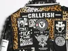 Siyah Leopar Deri Ceket Kadın 2018 Sonbahar Kış Moda Turn-down yaka Punk Rock Çivili Ceketler Bayan mont