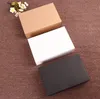 100 pcs/lot blanc/noir/marron grande boîte d'emballage cadeau en papier Kraft, carton kraft fait à la main chaussettes sous-vêtements boîte 28x18x8cm SN2093