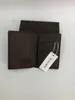 Pocket Organizer nuovo famoso stilista di moda porta carte di credito in pelle di alta qualità classico purli piegato note e ricevute borsa portamonete