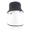 Chapeau de seau en coton unisexe pour adultes, casquette de pêcheur, bouclier facial de protection, Anti-salive, antibuée, Anti-poussière, coupe-vent, extérieur, Safe3750332