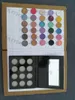 DIY 12 couleur trou noir papier palette de texture de pierre SHIMMER GLITTER MATTE mélange OEM logo impression vente chaude conception spéciale