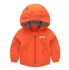 2020 New style fashion children coat Boys and girls Pure color Eye pattern The jacket With hood clothes8754980