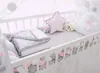 2/3M nordique longue tresse nouée oreiller coton noeuds coussin décoratif canapé oreiller bébé pare-chocs berceau lit protecteur enfants chambre décor