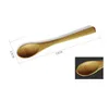 13 cm Wooden Spoon Jam Coffee Baby Honey Bamboo Spoon Mini Kitchen Stir Seasoning Tool Free Shipping