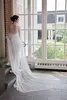 Elegant Tulle Wedding Cape Lace beading 3M Bridal Capes Wedding Jacket Wedding Bridal Wraps Cape Cloak Veils247D