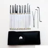 Locksmith Supplies 12pcs/set Lock picks Tools Removing Key Set Lockpick Opener with Leather Bag