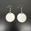 Nieuwigheid Items Nieuwe Sublimatie Oorbel DIY Earring Ronde Dangler Handleiding Lege Eardrop Goed Handwerk voor geschenk door jezelf