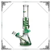 7MM beaker bongs Freezable Coil Tube bong with glycerinn coil glass water pipe build a bubbler hookahs smoking heady