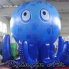 Großer blauer aufblasbarer Oktopus-Ballon, großer Kopf und Tentakel, Cartoon-Meerestiermodell für die Dekoration von Aquarien und Vergnügungsparks