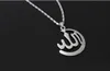 Crystal Muslim Ketting Zilver Gouden Moslim Islamitische Ketting Arabische Religie Teken Hanger Ketting Mode-sieraden