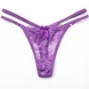 giovani ragazze adorabili perizoma T mutandine bikini pizzo vita bassa arco perizoma intimo spaghetti V ragazza intimo Panty 8 colori 9616