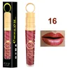 CmaaDu 20 Colors Thread Tube Radish Head Matte Metal Pearl Long-lasting Make-up Lip Gloss Easy to Carry Cosmetic