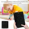8.5 inç LCD Yazma Tablet Çizim Yükseltildi Pen ile Çocuk Kağıtsız Not Defteri Tabletler Memo için Tahta Tahta El Yazısı Pedleri Hediye